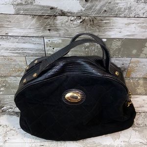 Marine by Fin Ros Black Quilted Handbag